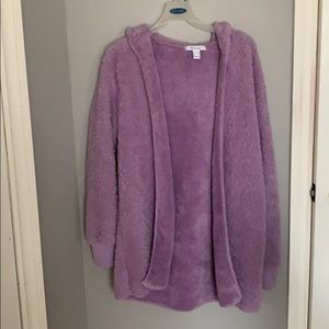 Fuzzy oversized sweater